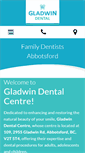 Mobile Screenshot of gladwindental.com